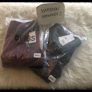 Figs Brand New with tags Yola burgundy size xs reg